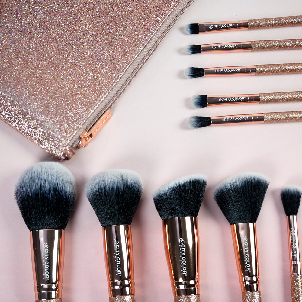 Makeup Brushes Set De Brochas Rose Gold BEILI 28Pcs Rose Gold